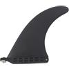 plplaaoo Pinna caudale professionale per tavola da surf ad alte prestazioni, durevole, in PVC, timone per coda per shortboard, funboard, longboard, nero da 9 pollici