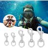 CCYLEZ Gancio a Scatto in Acciaio Inossidabile 316, 72mm, per Immersioni | Durevole, leggero, ideale per le immersioni, resistente all\'acqua, connessione