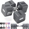 JORICY Set di 2 manubri regolabili da 18,1 kg, per donne e uomini, set di manubri