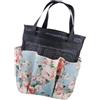 CLISPEED Cesto da Bagno Pieghevole in Canvas Blu, e Traspirante, Facile da Trasportare, per Fitness e Viaggio, Borsa da Doccia in Rete