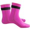 TUXCAXI Calzini da sub in neoprene caldi, stivali elastici da,Rosa,S