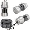 LLOOPK Cercatore di Pesci, Finder di Pesce subacqueo da 9 Pollici 20m 50m 100m IP68. Impermeabile 38. Le. Telecamera Rotante DS a 360 Gradi(F8300W-2L-50M)