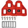 Wellgo RC-5 - Tacchetti di ricambio per bicicletta, 9 gradi, colore: Rosso