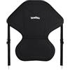 Baoblaze Cuscino Imbottito per Sgabello da Kayak con Schienale di Supporto E Seduta con Pannelli Cuciti con Ganci E Cinghie Pesanti Adatto per Canoa da Pesca, Y04 Sedile per Paddle Board Semplice