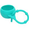 FITEGBAPY Custodia protettiva per supporto a sfera in silicone |per cintura/borsa (ciano)