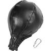 MAGICLULU Palla da Boxe a Forma di Goccia, Speed Bag da Boxe Sospeso in Pu Nero, per Allenamento Agilità e Riflessi, Coordinazione Occhio-mano, Fitness Club