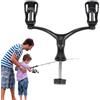 Générique Fishing Reel Handle - Lega di alluminio, 1000-4000 compatibile | CNC Machined Double Arm Grip, 36g Lightweight, Easy Install Upgrade, For & Baitcaster Reels, Angler Repair Kit
