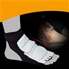 Vistreck Protezione Piede Taekwondo Antiscivolo Traspirante per Sparring | Pelle PU, imbottitura in schiuma di cotone, allenamenti di karate, boxe, muay thai sparring