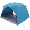 KDACVBMG Tenda da trekking 2 posti grigio e arancione