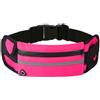 Generic LVJMJ Cintura da corsa per uomo e donna, marsupio in neoprene impermeabile con striscia riflettente, tasca principale con cerniera e tasche laterali, cinghia regolabile per corsa, ciclismo