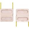 Baoblaze Fingerboard da Arrampicata Tavola Allenamento Arrampicata Palestra Trave Allenamento in Legno di Betulla con Configurazione Compatta per Uso Domestico