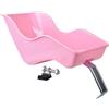 Générique Seggiolino Bicicletta Cinghia di Fissaggio Rosa Clipser | Seggiolino da bicicletta decorativo adatto per figure in miniatura, compatibile con la maggior parte delle biciclette, regalo