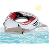 Generico Shark Inflatable Tube - Adult Swimming Ring, Shark Pool Float, Blow | Pool Float Ring, Themed Water Decor | Inflatable Tube for Backyard Pool River Tubing Beach Summer Water Fun Outdoor Activitie