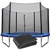 Generic Rete di ricambio per trampolino di alta qualità, 1,8 - 4,9 m, recinzione sicura per trampolini rotondi, adatta a modelli da 4,3 m, con 8 aste, rete di sicurezza resistente, per bambini e famiglie