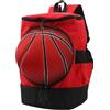Naroote Zaino Sportivo per Calcio e Basket con Supporto per Pallone | Materiale oxford resistente, scomparto per scarpe traspirante, adatto ai viaggi, uso in palestra, multi-sport