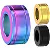 Generico Mountain Bike Brake Screw Washer - 2 Pieces Titanium Alloy Bicycle | Disc Brake Mount Riser For Commuting City Road Travel School Cycling Safety Camping Urgency Pathway Driveway
