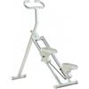 Ronyme Step Climber Pieghevole con Telaio in Acciaio E Base Triangolare Stabile con Manubrio Regolabile E Display Elettronico con Supporto per Cellulare E
