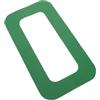 MOBUTOFU Adesivo Protettivo Base Pinna per SUP e Kayak, Sticker Fisso per Base Pinna, PVC Verde, Protezione e Presa Migliorata per Surf e Sport Acquatici