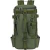 Generic Zaino da pesca multi tasca Oxford Pack, Verde, riferimento alla | Zaino da pesca scatola con supporto per canna da pesca per uomo donna esche esche escursionismo campeggio scuola palestra