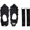 Generico Shoe Spikes for Snow Improve Grip - Anti-Slip 24-Teeth Ice Grippers Cleats