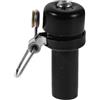 NUOBESTY Campanello da Manubrio Bici Vintage in Rame 22, 2mm Nero | Suono 80 Db Nitido e Chiaro, Compatibile con Manubrio 22, 2mm, Installazione Semplice