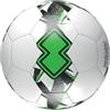 Errea Pallone Calcio Mercuio Nero/Verde