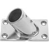 POPETPOP Flag Pole Holder Bracket Heavy Duty in Acciaio Inossidabile, Base di Montaggio per Asta Bandiera per Barca e Yacht, Resistente in Ambienti Difficili, Accessorio Nautico per
