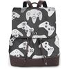 OAZCVBNN Zaino elegante versatile da donna con stampa controller di gioco per avventure di fine settimana in palestra
