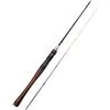 SiaBiced Canna da Pesca Telescopica per Zattera | composito carbonio | legno, titanio - azione morbida - 2 sezioni | per la pesca ricreativa, per la pesca a mosca