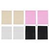 ADOCARN 8 Pezzi Sacchetto Porta Scarpe da Viaggio, Sacca Scarpe Cordoncino Non Tessuto, Nero, Beige, Rosa e Bianco, per Organizzazione e Conservazione di Sandali e Calze