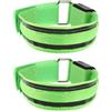 CLISPEED Bracciale Nylon Luminoso 2 Pezzi per Notturna LED Corsa