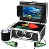 LLOOPK Cercatore di Pesci, Kit videocamera da Pesca Subacquea 10 m 1000TVL 6 PCS. Lampada a infrarossi luci con Monitor a Colori Pollici