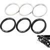wuliwenwen 6 distanziatori da 24 mm per cuscinetto interno della bicicletta, adattatori in alluminio e acciaio inox, compatibili con BB86/91/92/BB30/PF30, montaggio preciso per MTB e bici da strada