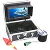 LLOOPK Cercatore di Pesci, 2. 0m / 30m 50m 100 0TVL Kit videocamera da Pesca Sott'Acqua 6 PCS LED. Luci con Monitor a Colori Pollici