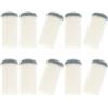 TOVINANNA 20 Pezzi Punte di Ricambio in Nailon Bianco 12mm per Stecca da Biliardo per Riparazione e Manutenzione Stabilità di Tiro per Uso Domestico e Ricreativo