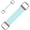 Generic Bande elastiche per pettorali e braccia, 5 molle, regolabile | Dispositivo di allenamento per braccia, corde elastiche, attrezzatura ergonomica per esercizi per donne, uomini