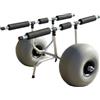 IRFHDCX Carrello per Kayak Resistente Porta Kayak Pieghevole | Carrello portatile for il trasporto di pedalò, ruote di facile montaggio, robuste