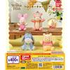 BANDAI Winnie the Pooh Flocked Charm Set di 4 peluche Gashapon