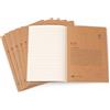 Quaderno A4 copertina morbida in carta kraft, rilegatura cucita, per appunti