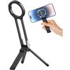 Generico Treppiede da Telefono Porta Dispositivi Vlog Riprese | Tripode Portatile In Alluminio Per Telefono Per Scrivania Ufficio Casa Viaggio Esterno Vlogging Riprese Live Streaming