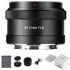 7artisans Obiettivo con cornice APS-C AutoFocus 27mm F2.8, supporto apertura automatica/manuale e riconoscimento viso/occhi, compatibile per Sony FS5/FS7/FS7M2/FS5M2K/A3000/A5000/A6000 (Nero)