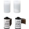 plplaaoo Rotolo di pellicola a colori per fotocamera da 35 mm Alta definizione Vintage Impermeabile 12 fogli per rotolo ISO 200 Adatto per 135 fotocamere Ritratto e fotografia ad azione