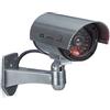 Relaxdays 3x Set Telecamere Finte, Videocamere CCD, Luce LED, Regolabili, Esterno, Interno, Antifurto, Allarme Sicurezza Casa