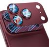 CloudValley Protezione Fotocamera Metallo per 18 Pro Max, Bordeaux | Copertura Totale Monopezzo, Anti-Rottura, Ultra HD, Forte Aderenza, Compatibile con Cover, Facile Installazione e Rimozione
