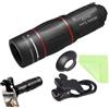 Generic Monoculare per bird watching, telescopio monoculare leggero 18 x 25, adattatore per smartphone, treppiede per concerti e bird watching