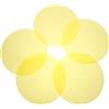 Beavorty 15 Pezzi Dischi Filtro Luce Gel Gialli 60mm in Pet per Faretti | Adesivi Rimovibili Autoadesivi, Applicazione senza Attrezzi, Mantiene la Luminosità, per Uffici e Asili