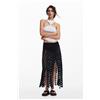 Desigual, Pareo, Donna, Poliestere, Nero, U