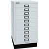 Bisley - Cassettiera con 10 cassetti, in Metallo, 43,2 x 34,9 x 67 cm