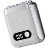 KACCDE Rasoio elettrico portatile Display digitale per un facile utilizzo da viaggio Dispositivo di toelettatura Rasoi elettrici Rasoio ricaricabile USB