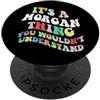 Personalized Name Mothers Day outfit For Retro Groovy è una cosa Morgan che non capiresti PopSockets PopGrip Adesivo